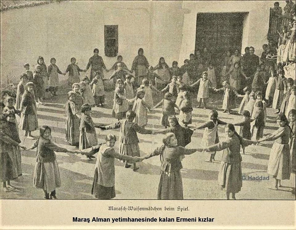 Մարաշցի հայ որբերը գերմանական որբանոցում, 1916 թ.