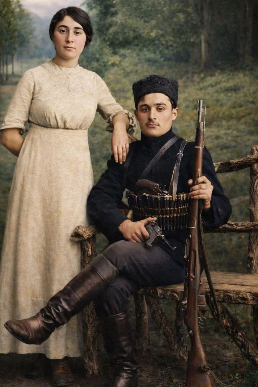 Սերգեյ Տերյանը կնոջ հետ