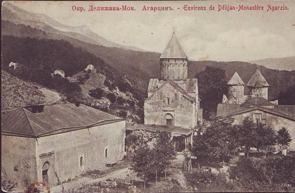 Հաղարծնի վանքը Դիլիջանի մոտ, 1910