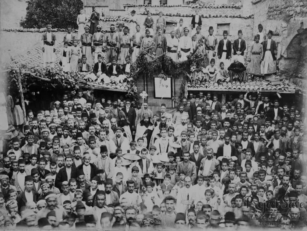 Սուրբ Գևորգ եկեղեցու օծումը Մարաշում, 1907