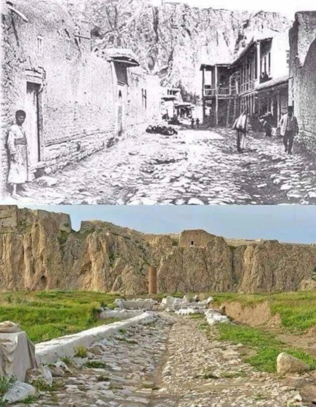 Վանի փողոցը 1900 և 2014 թվականներին