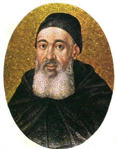Մխիթար Սեբաստացու խճանկար դիմանկարը