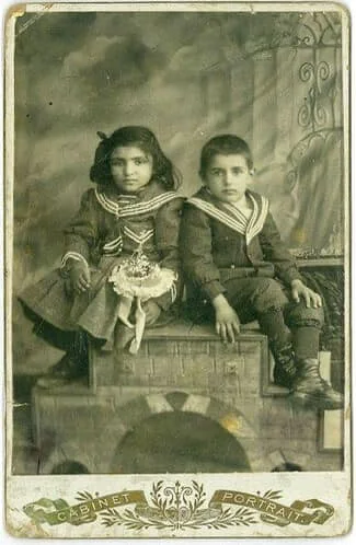 Արշալույս և Լյուդվիգ Եղիյանները, Ադանա, 1906 թ.