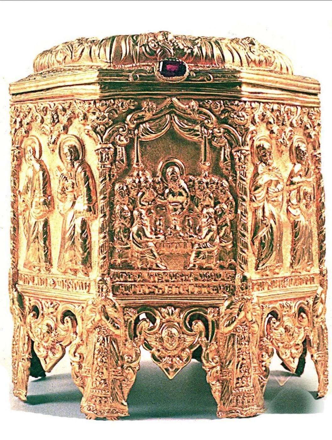 Ոսկե նշխարատուփ, Կեսարիա, 1687 թ.