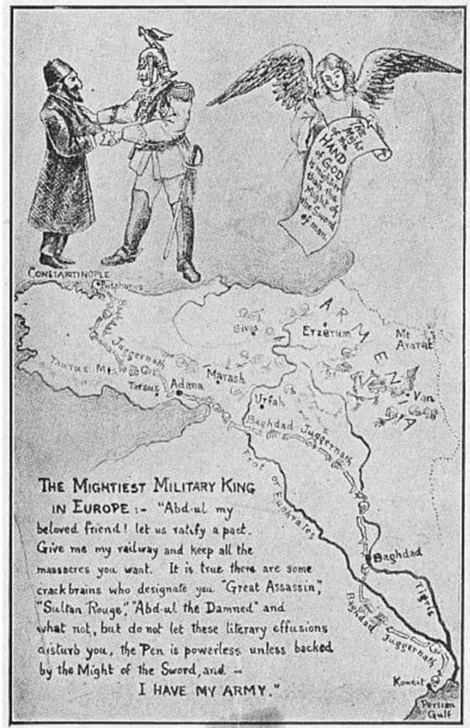 «Բաղդադի երկաթուղու հայկական տեսքը», մոտ 1915 թ.
