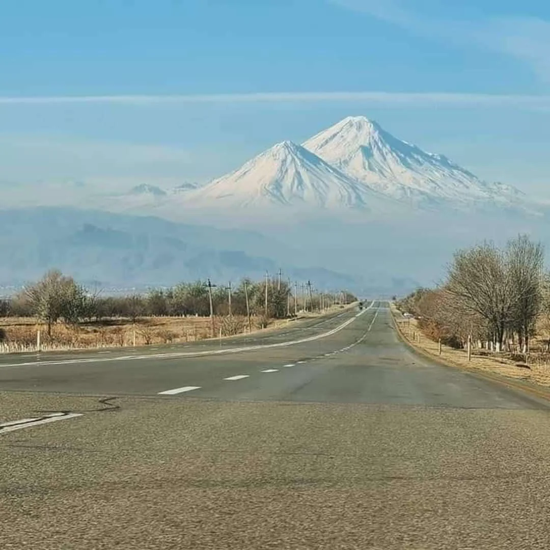 Le mont Ararat vu du Nakhitchevan